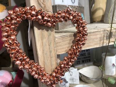 Copper Bell Heart