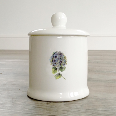 Hydrangea Sugar Pot