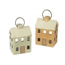 Mini Ceramic House T Light Holder